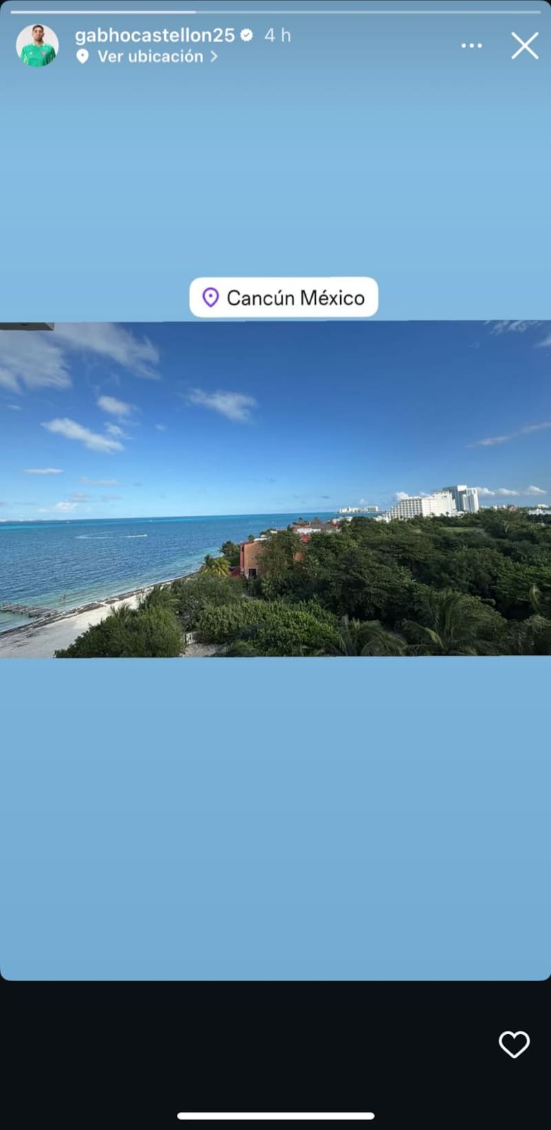 Vacacionando en Cancún.