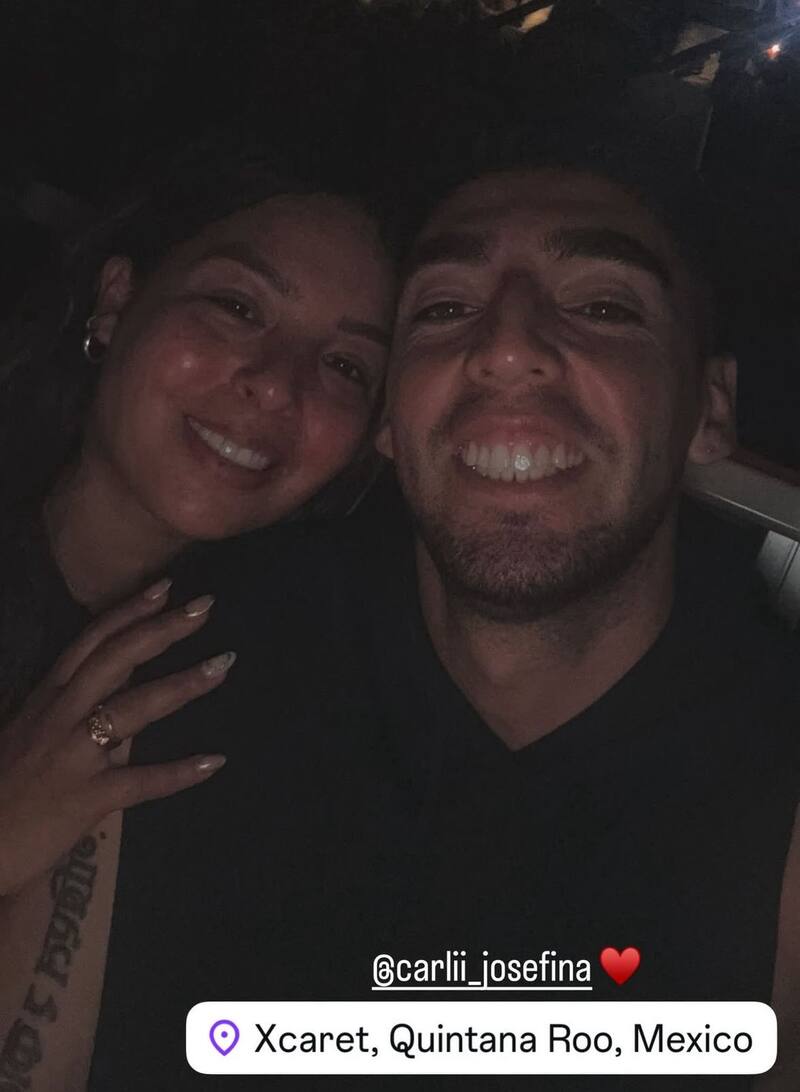 El guardametas de la U comenzó sus vacaciones en México. Foto: Gabriel Castellón en Instagram.