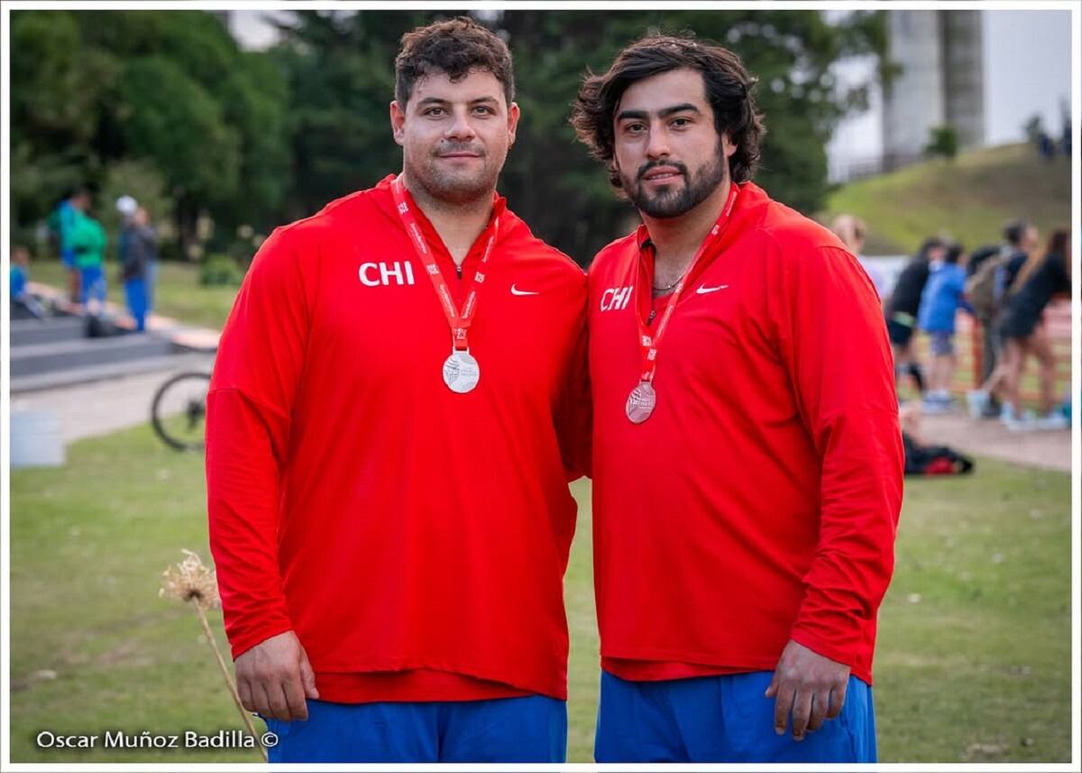 Los atletas consiguieron medalla de oro y plata en lanzamiento de martillo de campeonato alemán. Foto: Federación de Atletismo