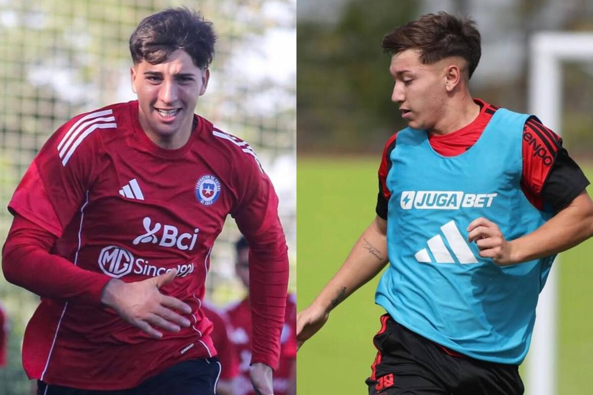 Ninguno de los dos juveniles fue citado para enfrentar a O'Higgins. Fotos: La Roja y Colo Colo Oficial.