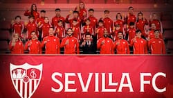 VIDEO | Todo un referente: Gabriel Suazo participó en el brindis navideño del Sevilla