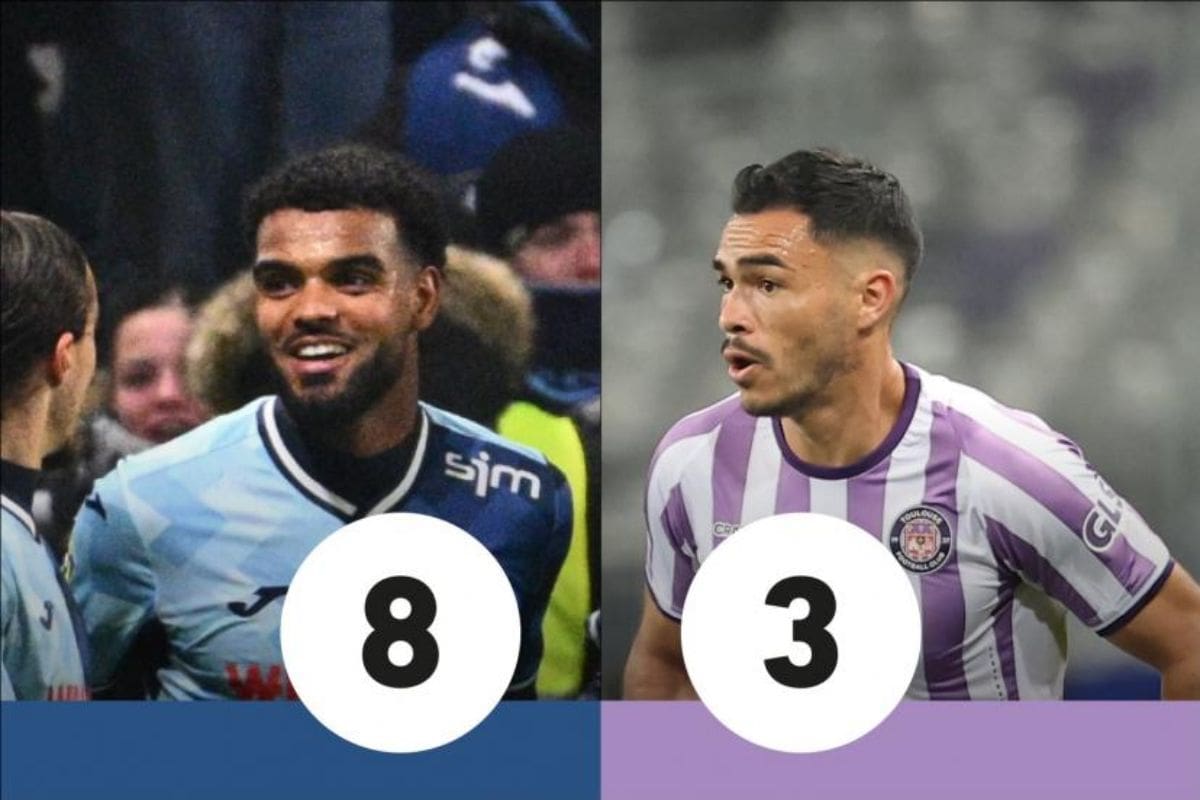 La severa calificación de L'Equipe al desempeño de Gabriel Suazo en el Le Havre vs Toulouse FC.