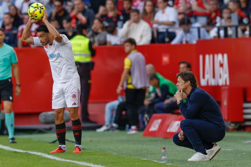 El chileno jugó todo el partido ante Osasuna. Foto: Agencia EFE.