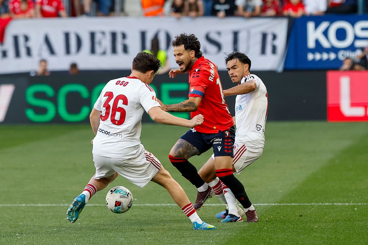 Perdió ante Osasuna. Foto: Agencia EFE.