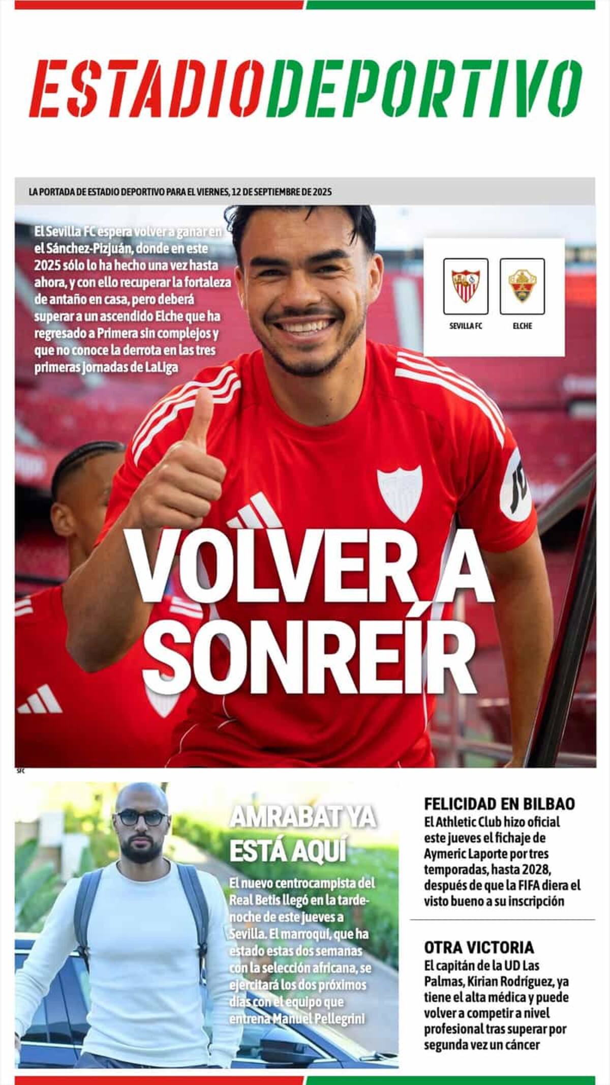 El defensor es portada en España.