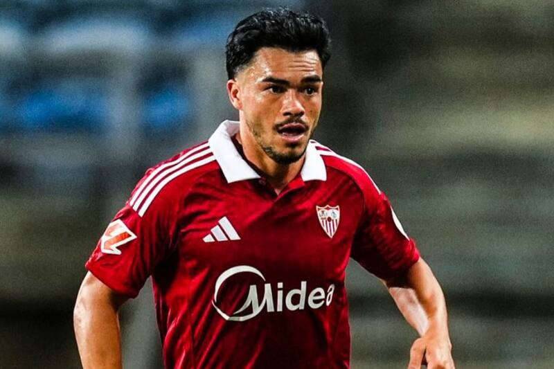 tuvo un alentador debut con el cuadro hispalense. Créditos: Instagram @gabrielalonso11