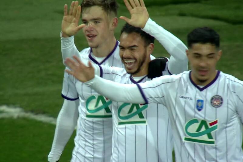 Gabriel Suazo en Toulouse. Foto: @ToulouseFC