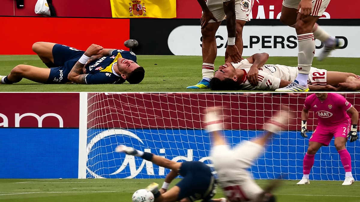 VIDEO | Preocupación total: la escalofriante caída de Gabriel Suazo que hizo temer una grave lesión en Sevilla