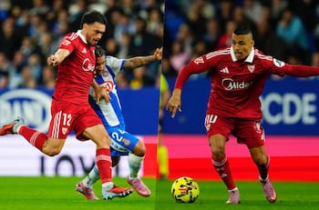 Gabriel Suazo falló un gol claro: Sevilla cae con Espanyol en el regreso de Alexis Sánchez