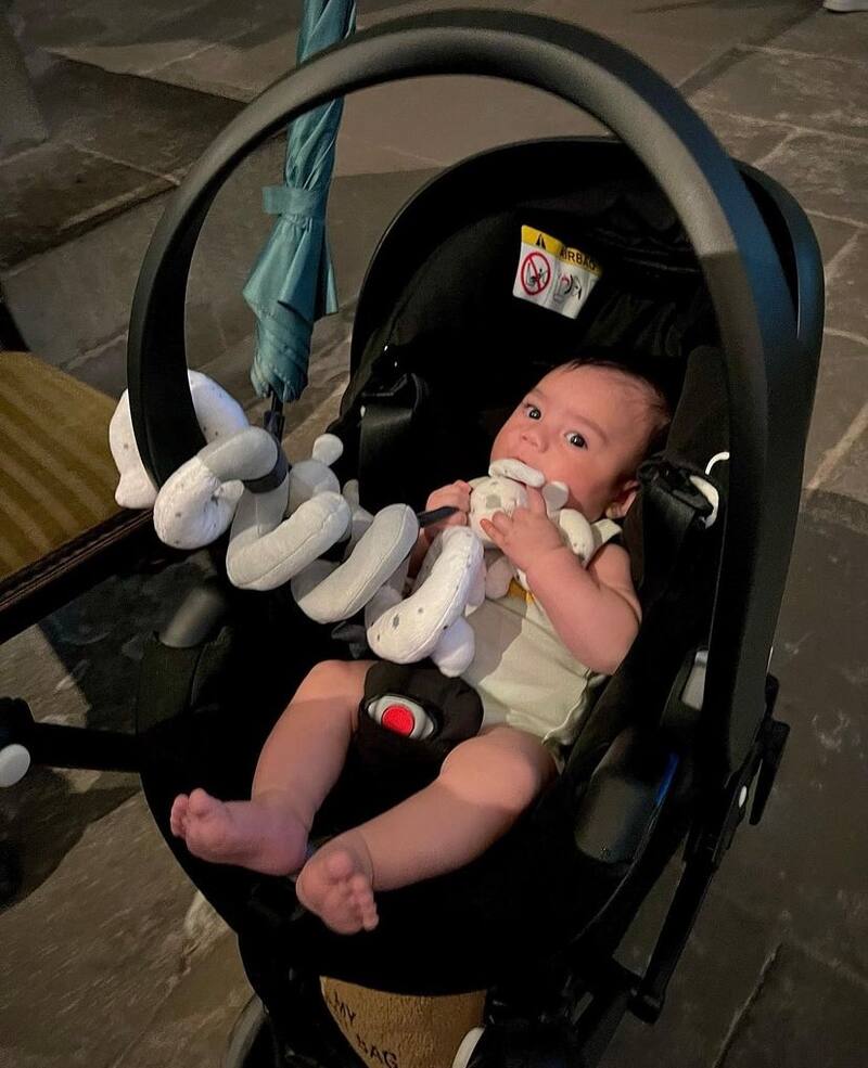 El retoño de Gabriel Suazo y Gabriela Rojas. Foto: Instagram.