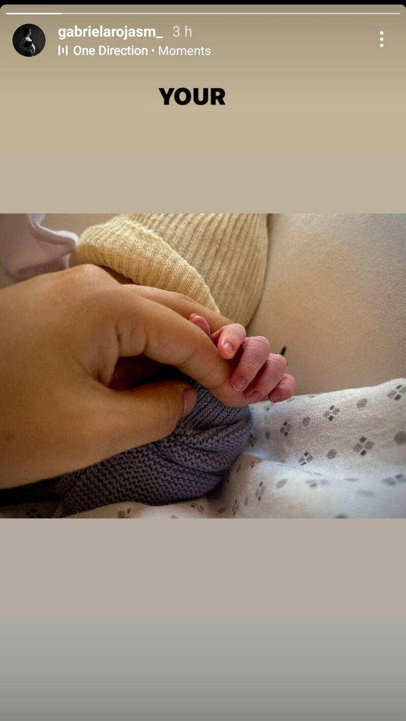 La pareja de Gabriel Suazo comunicó el nacimiento de su hijo.