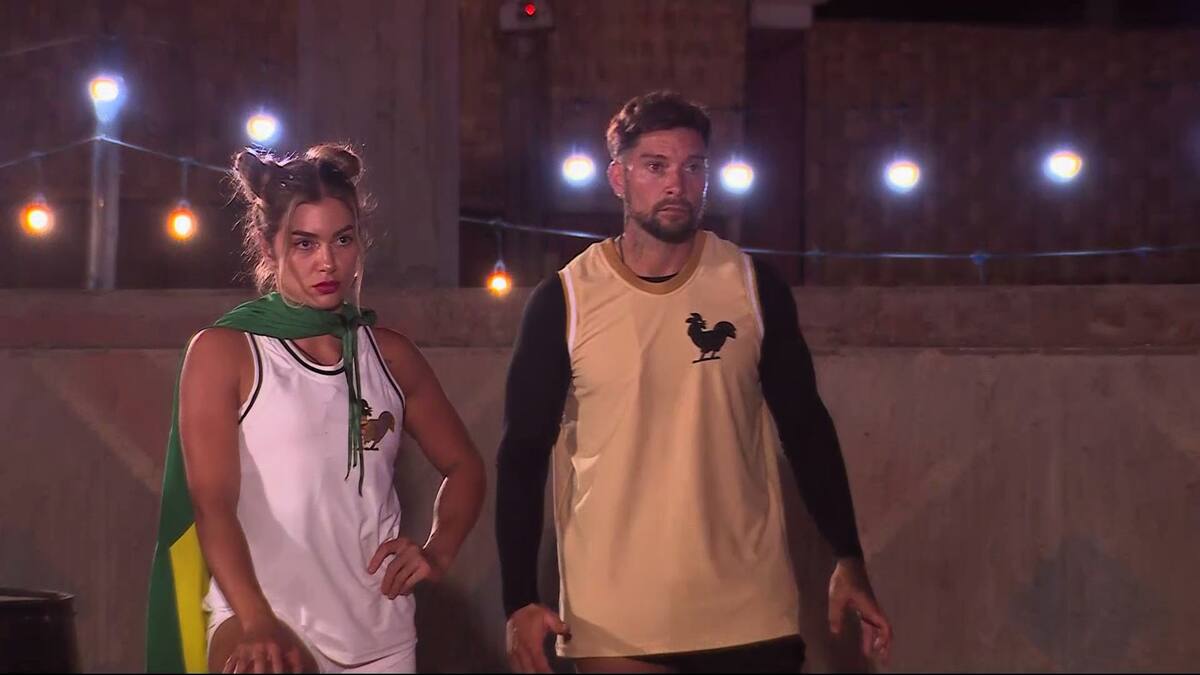 Gabrieli Moreira y Luis Mateucci se enfrentaron en duelo. Créditos: Canal 13