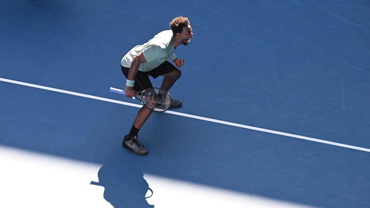 Otra sorpresa en el Australian Open: Gael Monfils eliminó a Taylor Fritz