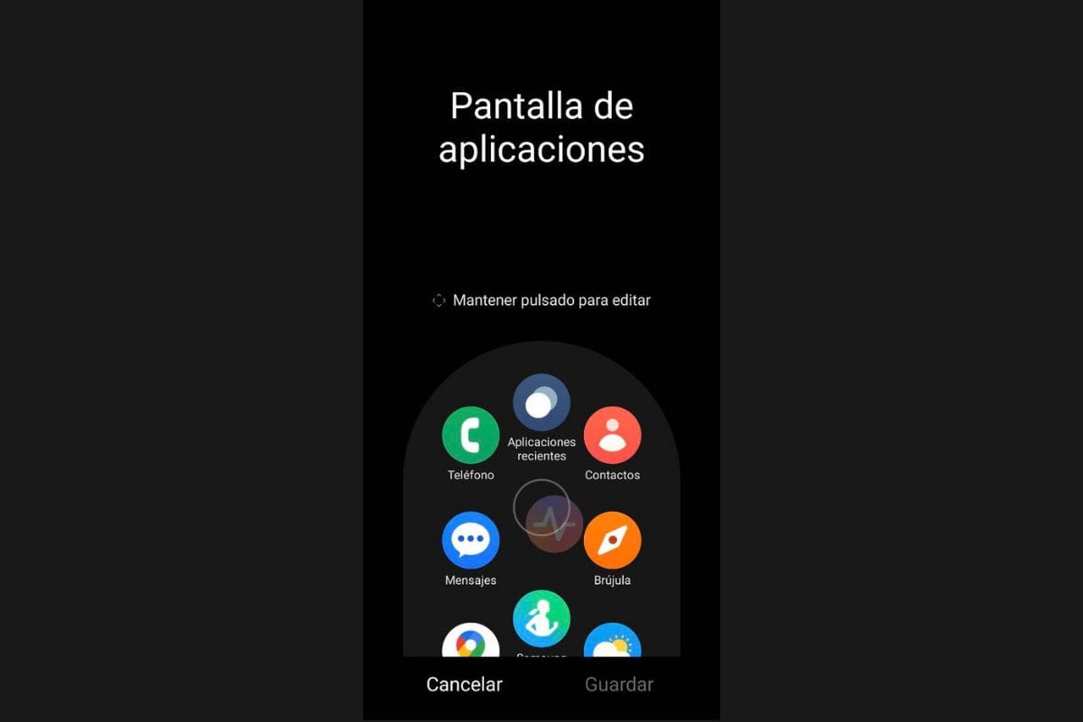Podrás editar la posición de tus aplicaciones.