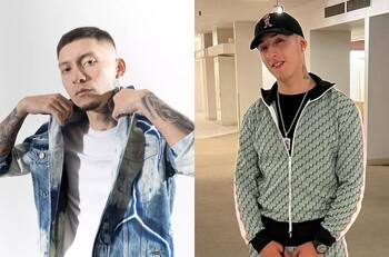 Entre velas y fanáticos: Pailita y madre de Galee Galee visitan mural hecho en conmemoración del fallecido artista