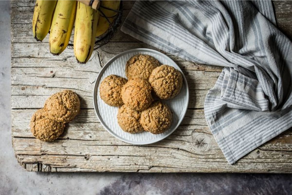 Con solo dos ingredientes puedes preparar unas ricas galletas. Créditos: Pinterest.