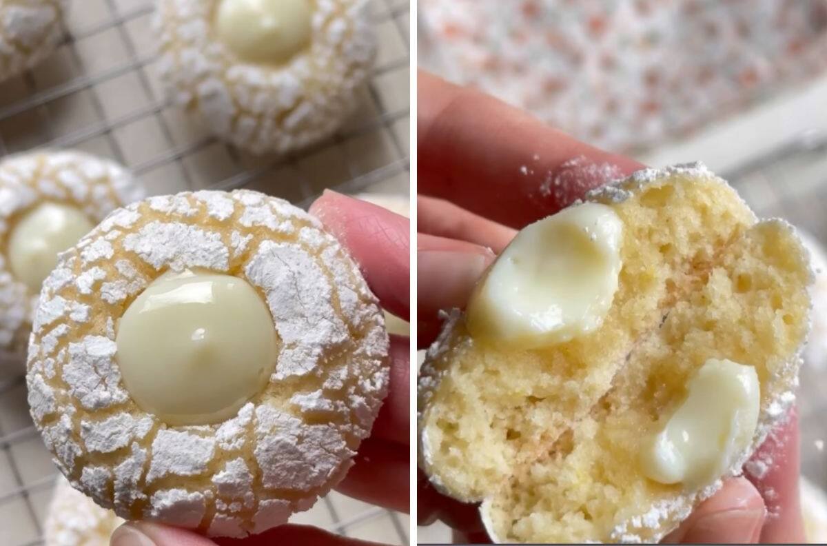 Exquisita receta de galletas craqueladas de pie de limón: Perfectas para acompañar el té en días de frío