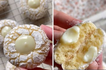 Exquisita receta de galletas craqueladas de pie de limón: Perfectas para acompañar el té en días de frío