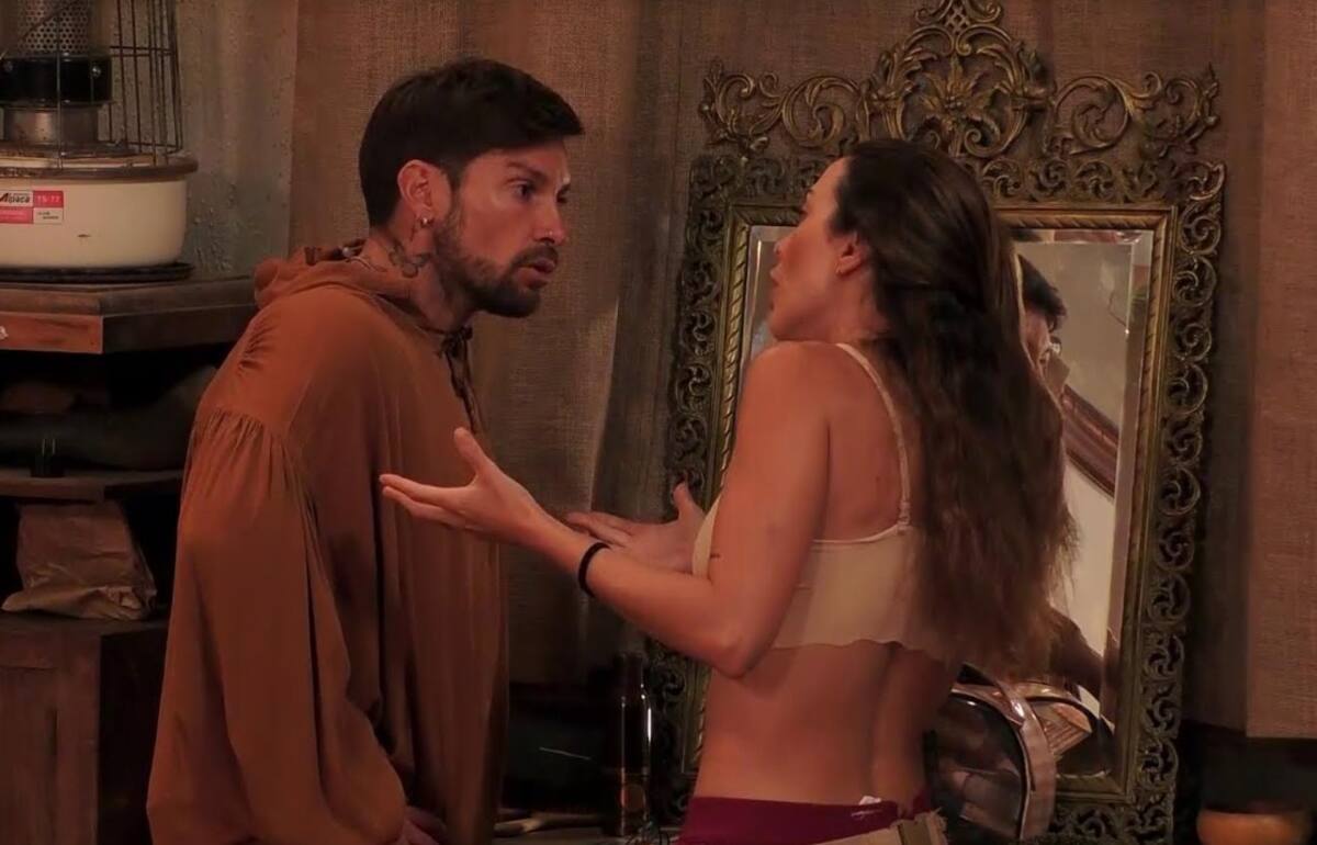 Daniela Colett y Luis Mateucci volvieron a discutir en "Ganar o Servir". Créditos: Canal 13