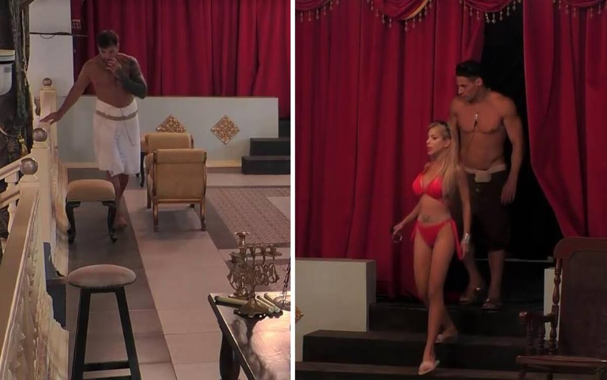 Luis Mateucci fue a espiar a Oriana Marzoli y Facundo González. Créditos: Canal 13