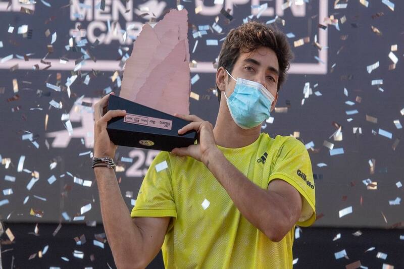 Crsitian Garin fue el campeón de la edición 2021. Crédito: ATP Tour