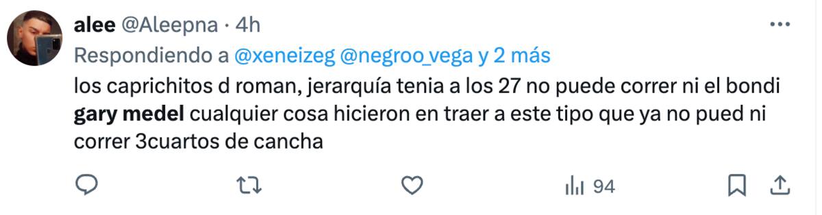 Gary Medel criticado por hinchas de Boca