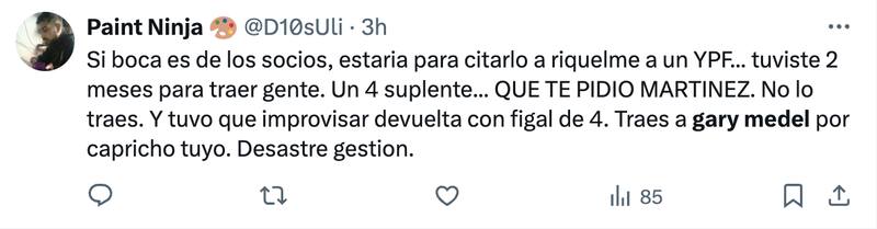 Gary Medel criticado por hinchas de Boca