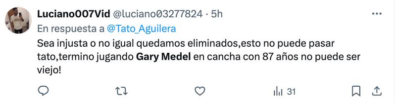 Gary Medel criticado por hinchas de Boca