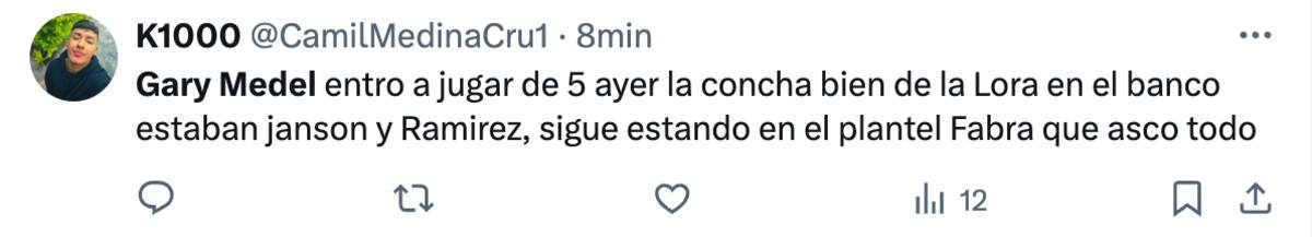 Gary Medel criticado por hinchas de Boca