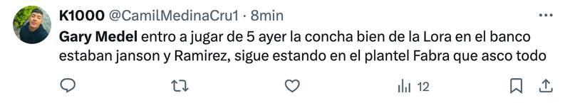 Gary Medel criticado por hinchas de Boca