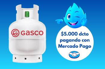 Si tienes Mercado Pago puedes recibir $5.000 de descuento en Gasco