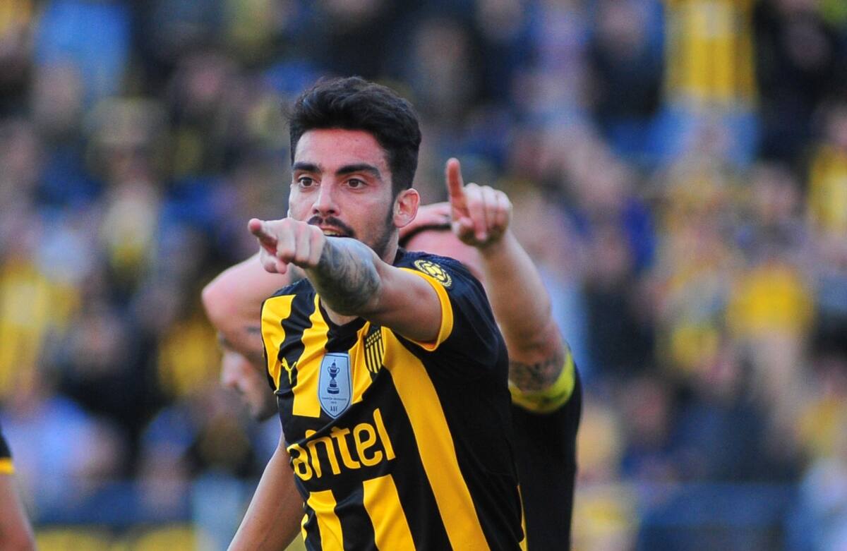 en su etapa en Peñarol.