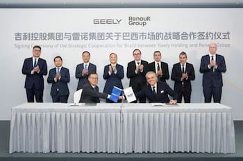 Geely se asocia con Renault para hacer su entrada a Brasil