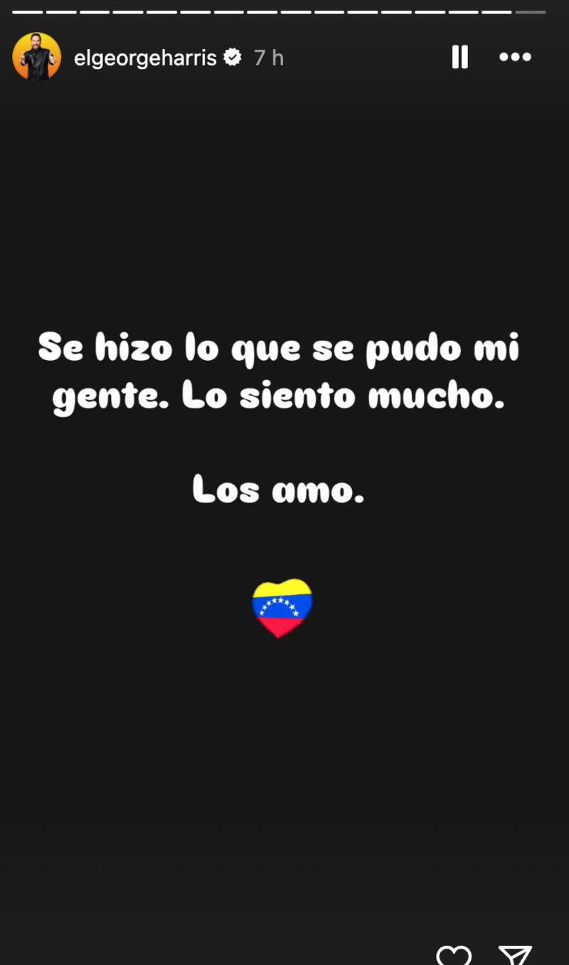 Por ahora, el humorista solo se ha expresado en redes sociales. Foto: Instagram @elgeorgeharris