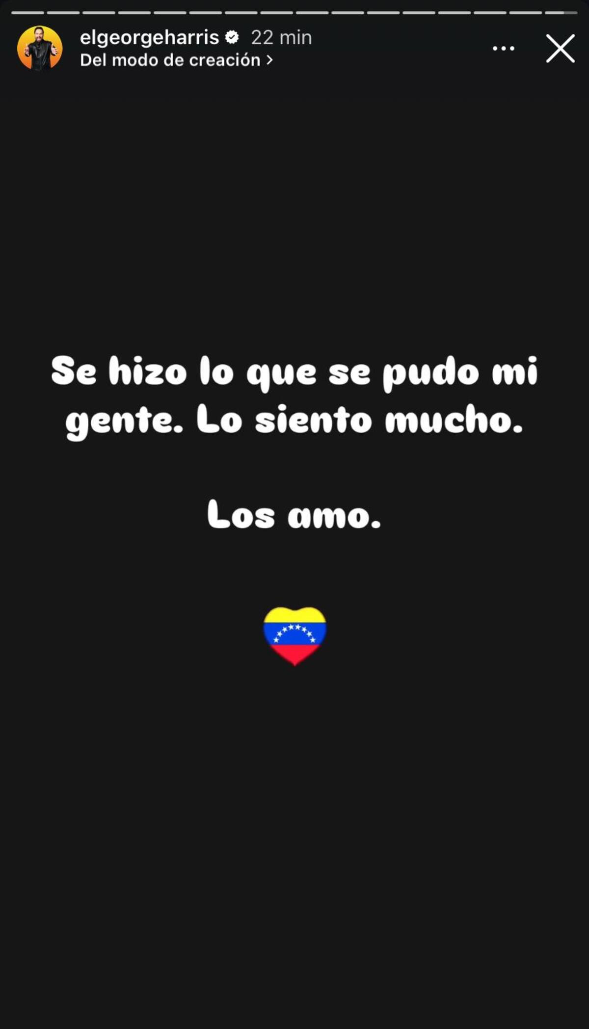 Esto fue lo que subió tras su salida del festival.