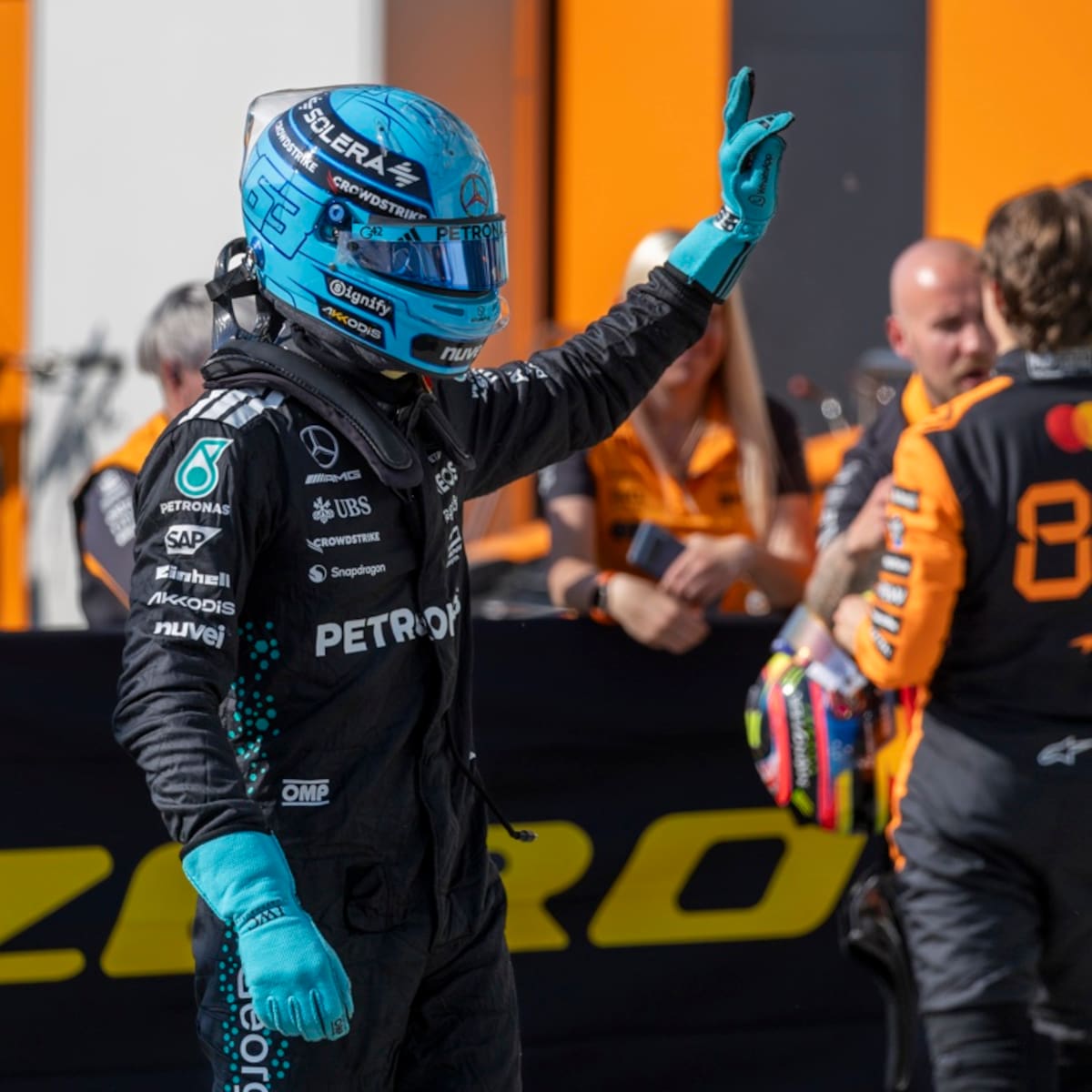 Fórmula 1: George Russell admite que Ferrari le encendió las alarmas