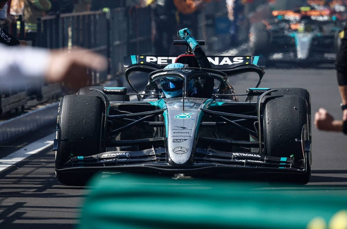 Fórmula 1: Russell logra la pole en Singapur y los McLaren patinan en Marina Bay