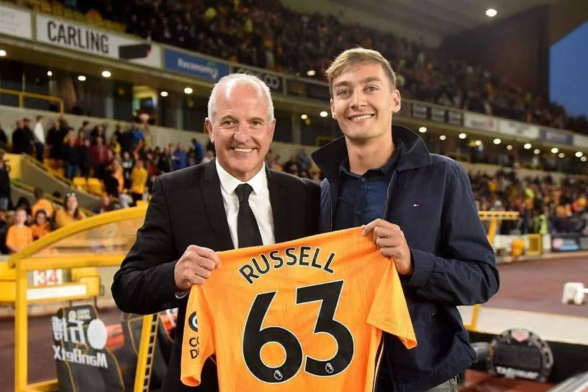 George Russell le hubiera gustado ser futbolista.