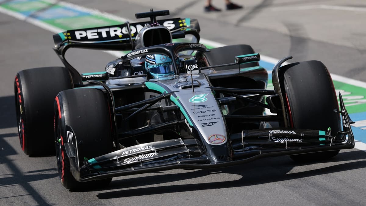 Russell marca el ritmo en Montmeló y lidera el primer libre del GP de Barcelona