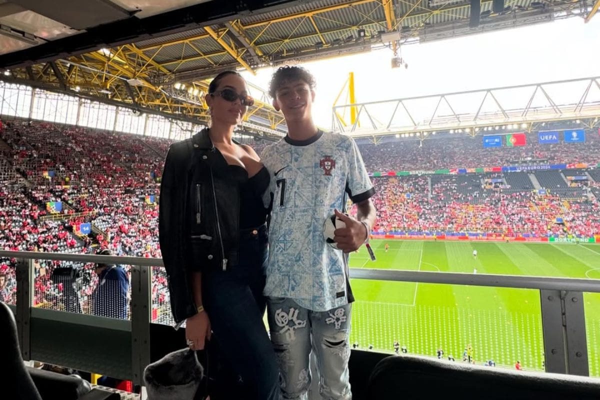 La modelo lleva nueve años de relación el jugador de fútbol.
Créditos: IG @georginagio.