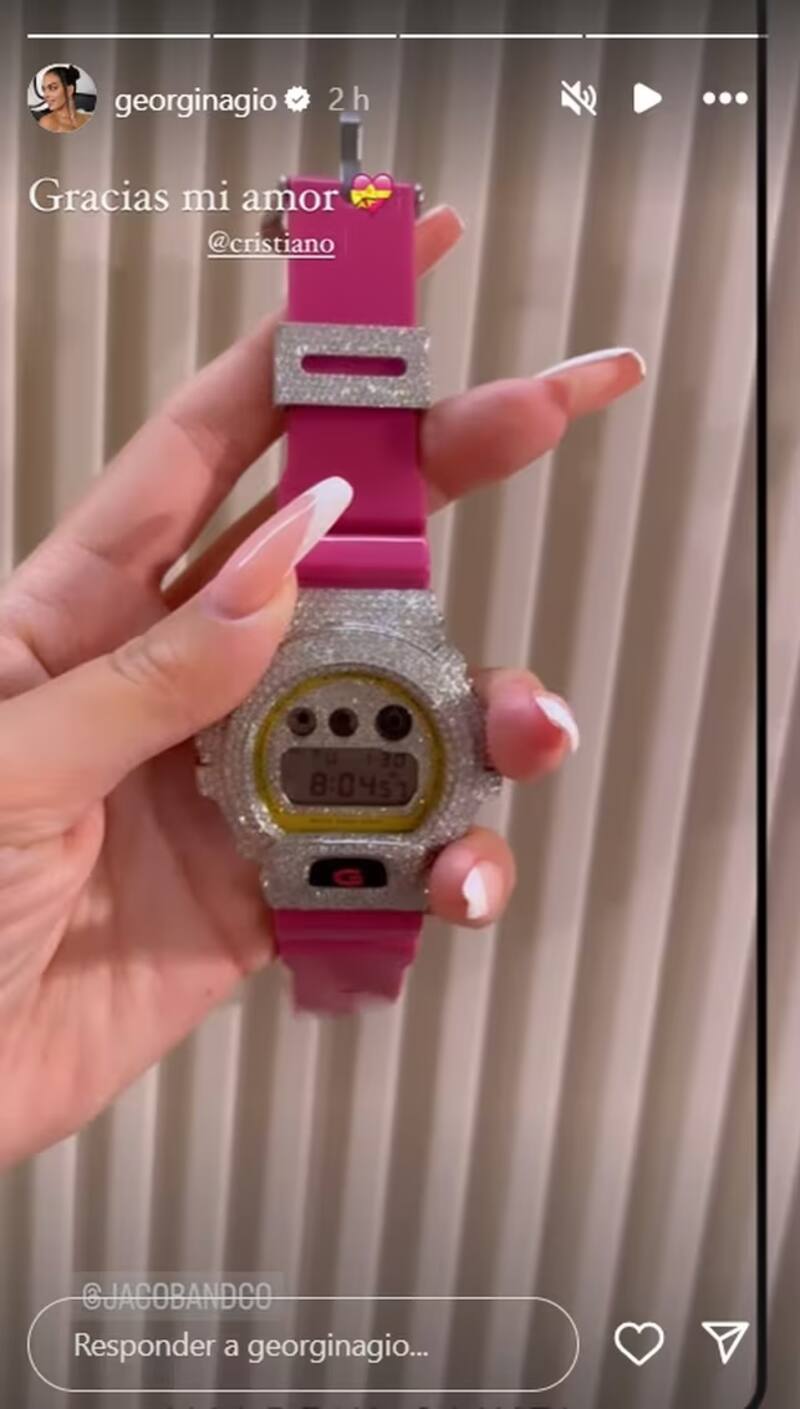 Este fue el reloj que Cristiano Ronaldo le regaló a su pareja