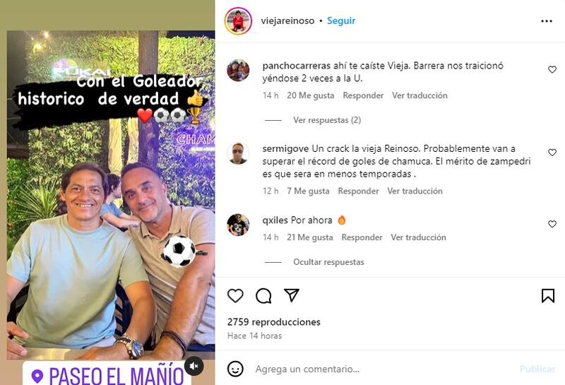 recibió variados comentarios por su apoyo a Barrera