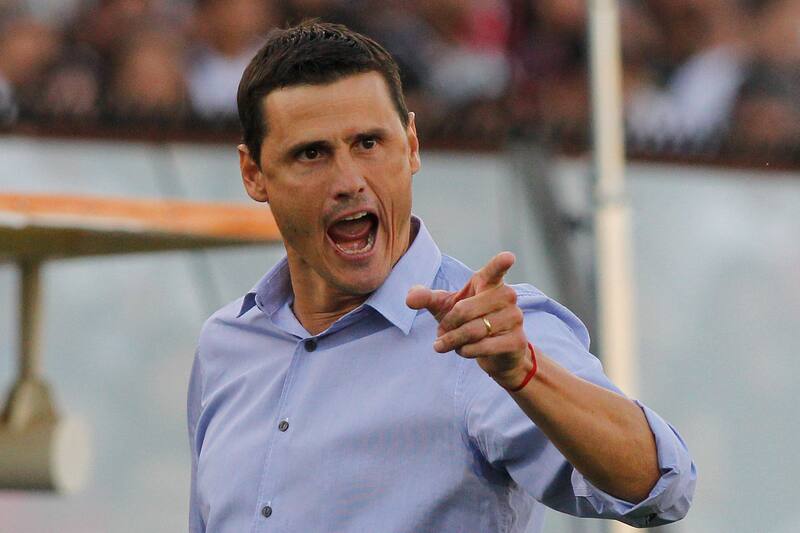 habló en extenso para reclamar sobre el arbitraje del partido entre San Marcos y Cobreloa. (Foto: Aton)