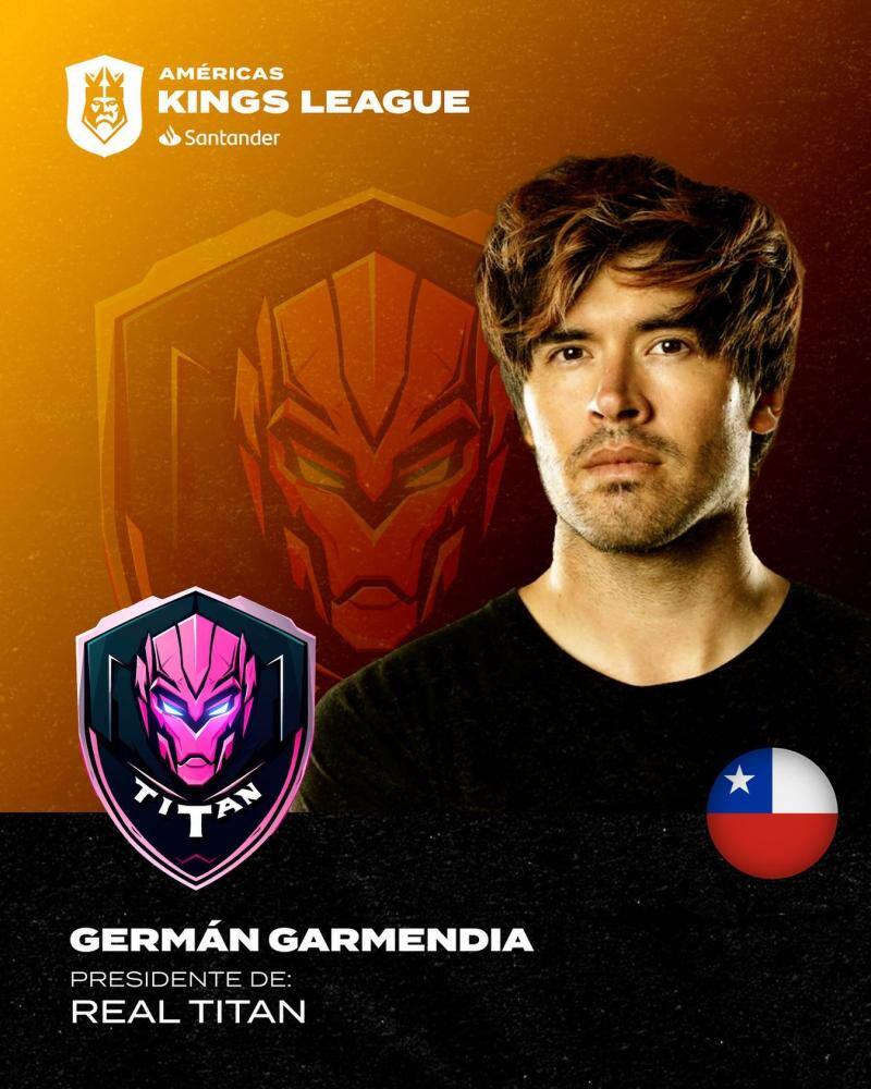 Germán Garmendia quiere a Matías Fernández o Jorge Valdivia en su equipo Real Titán