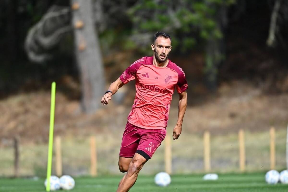 Germán Pezzella central de River Plate. Foto: Instagram Germán Pezzella.