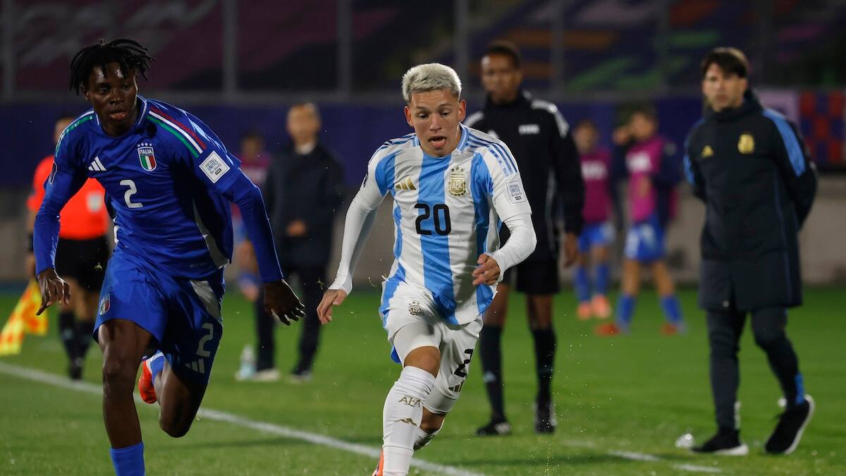Gianluca Prestianni, figura de Argentina: “Chile está disfrutando el Mundial Sub 20, ya que quedaron eliminados del otro”
