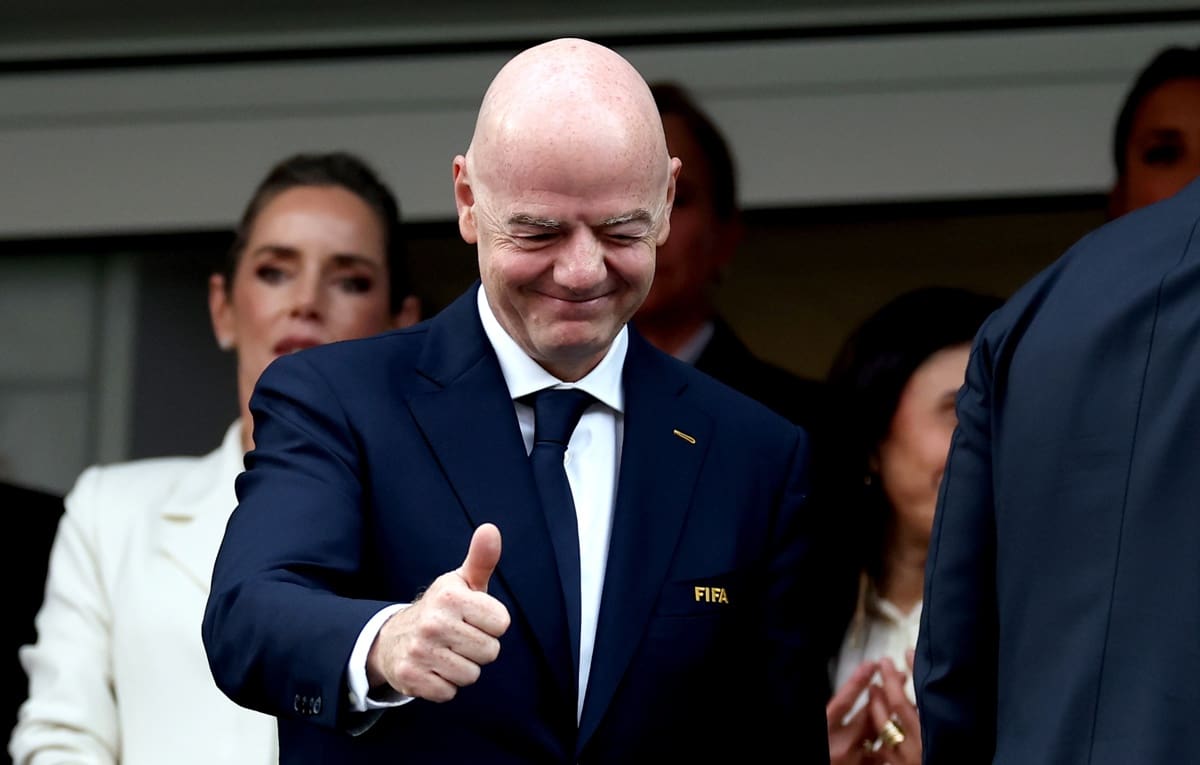 El mandamás de la FIFA celebra con los números del Mundial en sus primeros días. Foto: EFE.