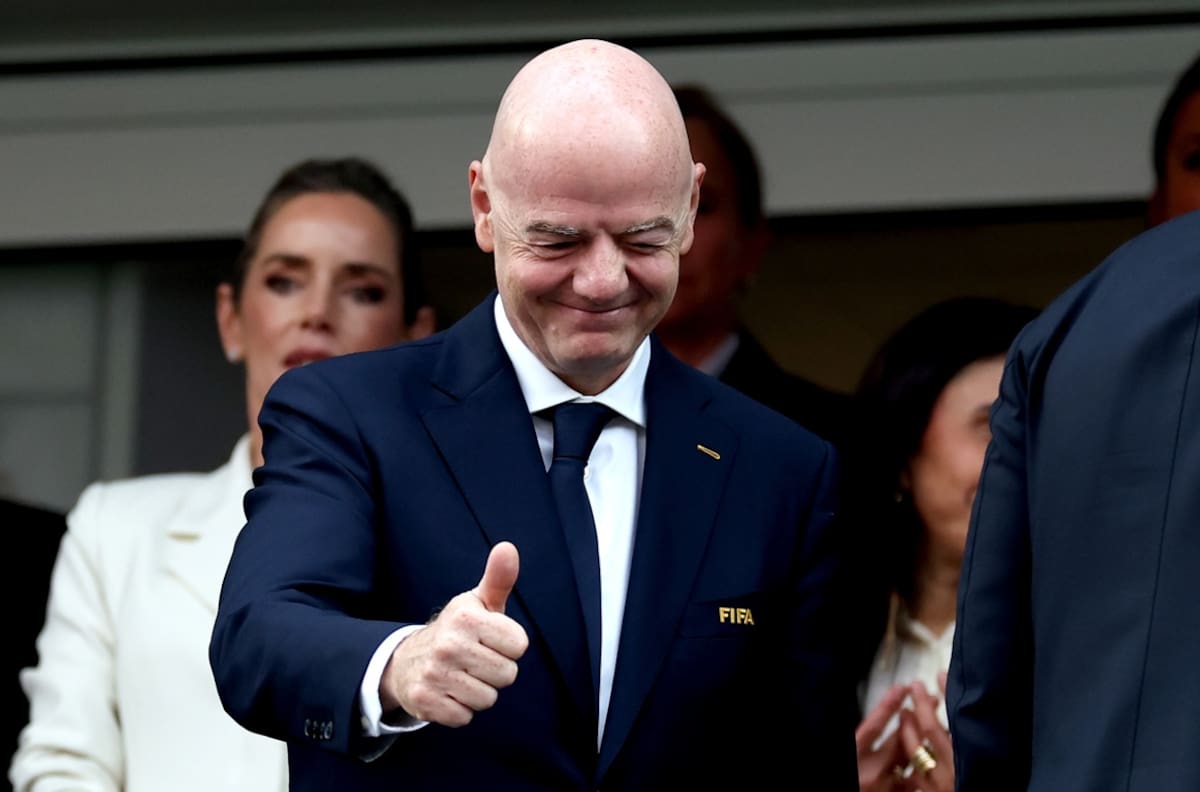 VIDEO | A Gianni Infantino se le salió que estaba al borde del ataque de nervios por Argentina