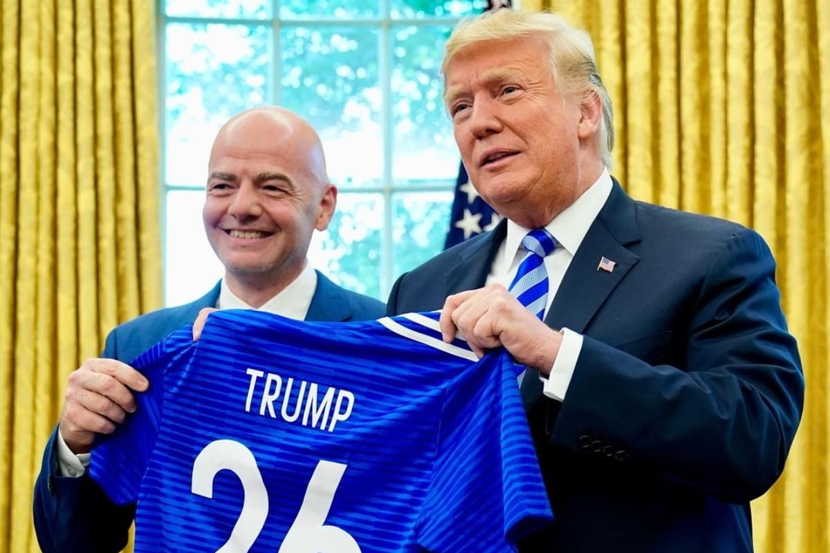 El presidente de FIFA tiene una estrecha relación con el líder político de Estados Unidos.