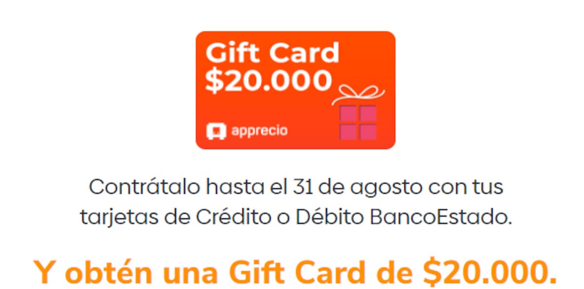 Este obsequio estará disponible hasta el 31 de agosto del presente año.